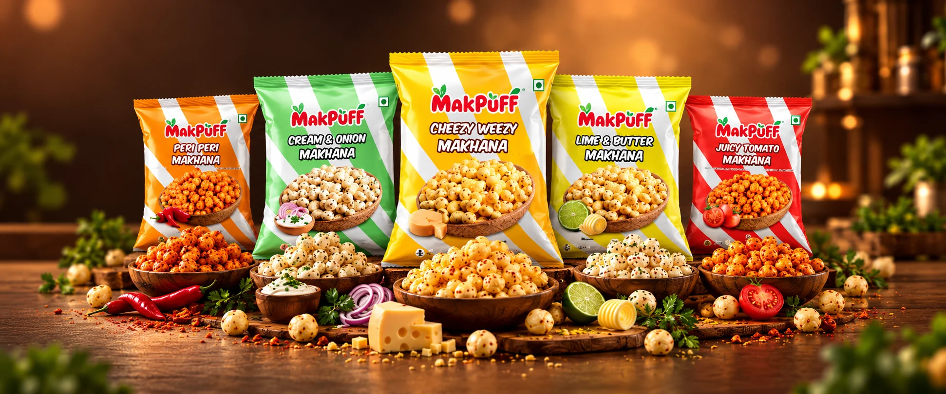 MakPuff Flavoured Makhana - shop the range